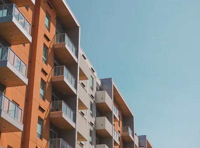An Apartment Building With Multiple Floors
